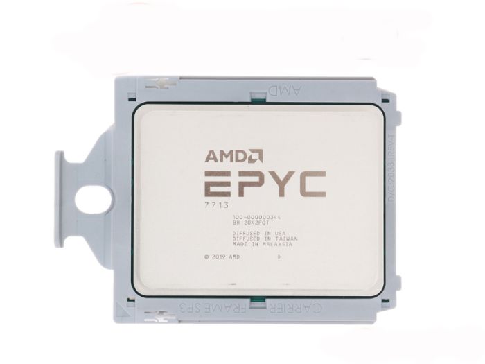 100-000000344.jpg 100-000000344 | AMD EPYC 7713 2.0GHz 64-Core 256MB L3 Socket Processor - Image 1