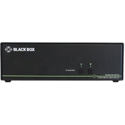 SS2P-DH-HDMI-U | Black Box SECURE NIAP Dual-Head KVM / audio switch 2 ports TAA Compliant