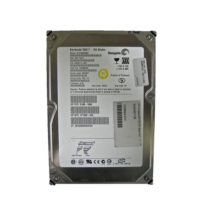 591945-001.jpg 591945-001 | HP 160GB 7200RPM SATA 3Gb/s 2.5-inch Hard Disk Drive - Image 1