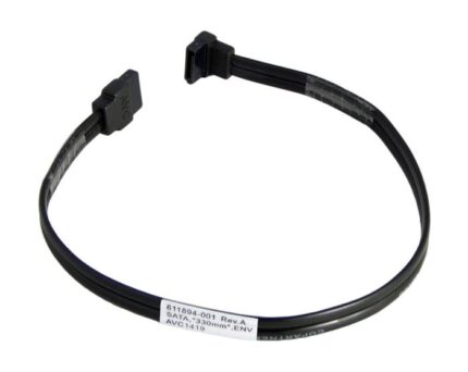 611894-001 | HP 12-inch Straight To Right Angled SATA Hard Drive Cable