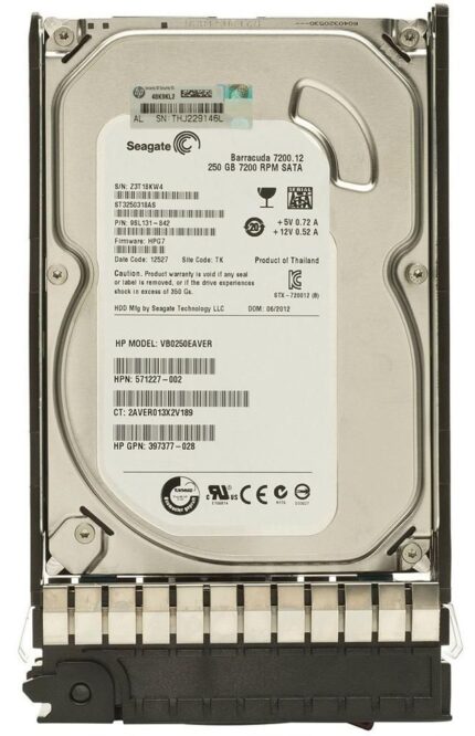 669262-001 | HP 250GB 7200RPM SATA 3Gb/s 2.5-inch Hard Disk Drive