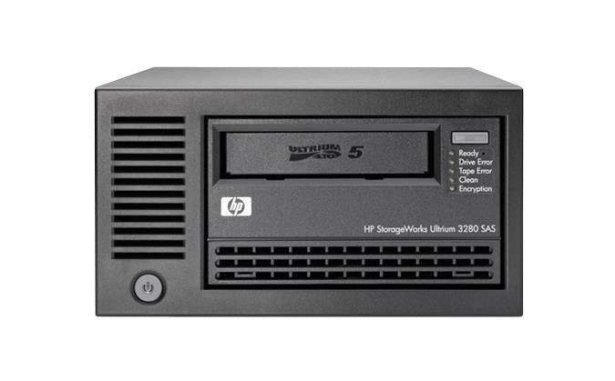 693425-001.jpg 693425-001 | HP StorageWorks LTO-5 Ultrium 3280 SAS External Tape Drive - Image 1