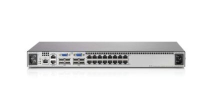AF618A | HPE 16-Ports RJ45 Rack-mountable KVM Switch