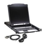 B064C-16-1-IP | Eaton 16-Port Cat5 KVM over IP Switch 19 in. LCD 1 Remote or 1 Local User 1U Rack-Mount TAA KVM console 19-inch TAA Compliant