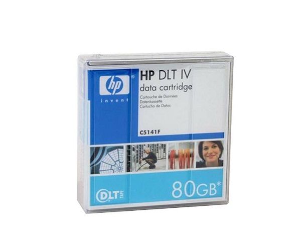 c5141f.jpg C5141F | HP DLT Type IV Tape Cartridge 20/40GB Capacity Using DLT-4 Format 35/70GB or 40/80GB Capacity Using DLT-5 Format - Image 1