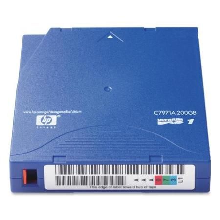 c7970a.jpg C7970A | HP LTO Ultrium 1 Data Cartridge LTO-1 50 GB (Native) / 100 GB (Compressed) 1046.59 ft Tape Length - Image 1