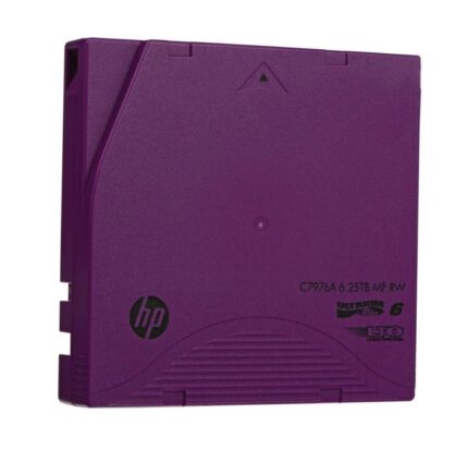 C7976AL | HP LTO-6 Ultrium 2.50TB Native / 6.25TB Compressed Metal Particle (MP) RW Tape Data Cartridge