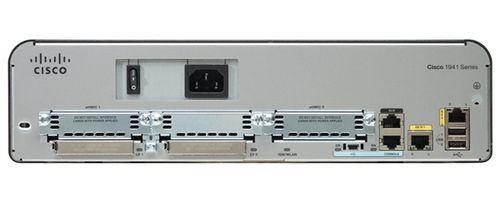 cisco1941-k9.jpg CISCO1941/K9 | Cisco 1941 series 2-Ports 1GbE RJ-45 Integrated Services Router - Image 1