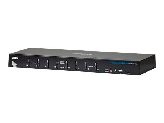 cs1788.jpg CS1788 | Aten KVM / audio / USB switch 8 ports rack-mountable - Image 1