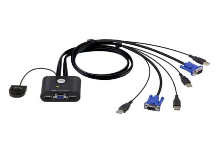 GCS1802MDPKIT | Iogear 2-Port VGA and Mini DisplayPort KVM Kit Cables Included KVM / audio / USB switch 2 ports