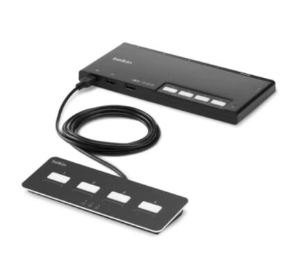 F1DN204MOD-PP-4 | Belkin 4-Ports dual Head DP Modular Secure KVM Switch with Remote