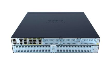 ISR4451-X-VSEC/K9 | Cisco 4451 4-Port 10/100/1000BASE-T Ethernet Rack-mountable Integrated Services Router with 4-Ports SFP