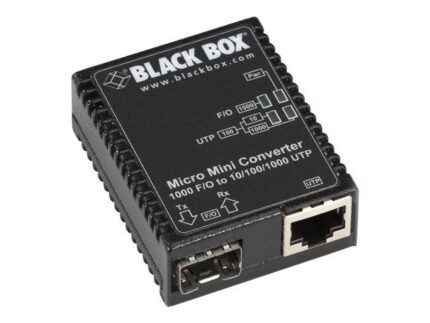 LMC4000A | Black Box Micro Mini Media Converter fiber media converter 10Mb LAN 100Mb LAN GigE TAA Compliant