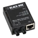 LMC401A | Black Box Micro Mini Media Converter fiber media converter 10Mb LAN 100Mb LAN GigE TAA Compliant