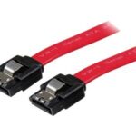 LSATA24 | StarTech 24in Latching SATA Cable SATA Cable 2ft