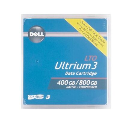 MC063 | Dell 400GB/800GB Data Cartridge for LTO Ultrium 3 Tape Drives