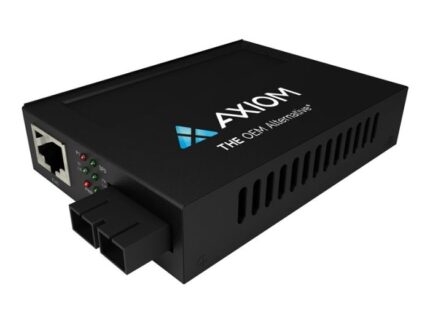 MCP32-F1-S3S10-AX | Axiom POE (PSE) Series fiber media converter GigE