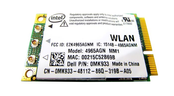 mk933.jpg MK933 | Dell 4965AGN Mini PCI Wireless Card - Image 1