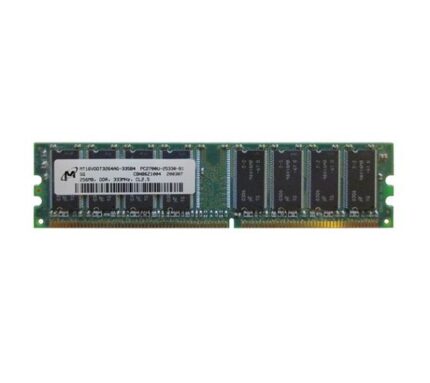 MT16VDDT3264AG-265A1 | Micron 256MB 333MHz DDR PC2700 Unbuffered Memory Module