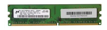 MT18HTF25664AY-667 | Micron 2GB PC2-5300 DDR2-667MHz Non-ECC Memory Module