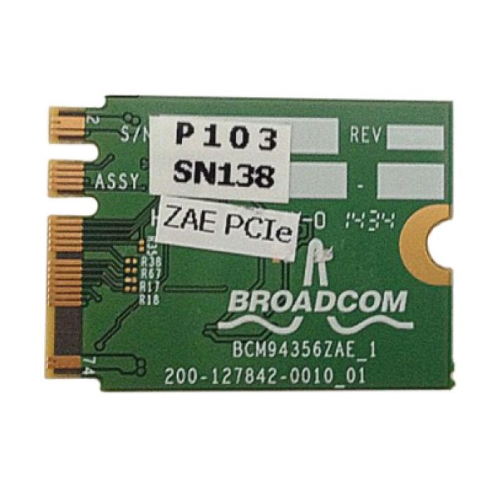 n4m64aa.jpg N4M64AA | HP Broadcom Mini PCI-Express (M.2) Dual-Band Network Adapter 802.11b/a/g/n Bluetooth 4.0 EDR - Image 1