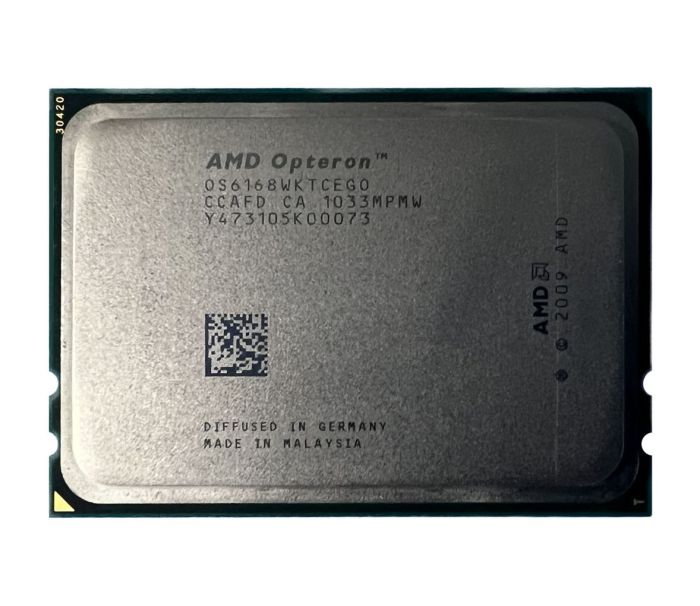 os6168wktcegowof.jpg OS6168WKTCEGOWOF | AMD Opteron 6168 12-Core 1.9GHz 6.4GT/s 1 Processor - Image 1