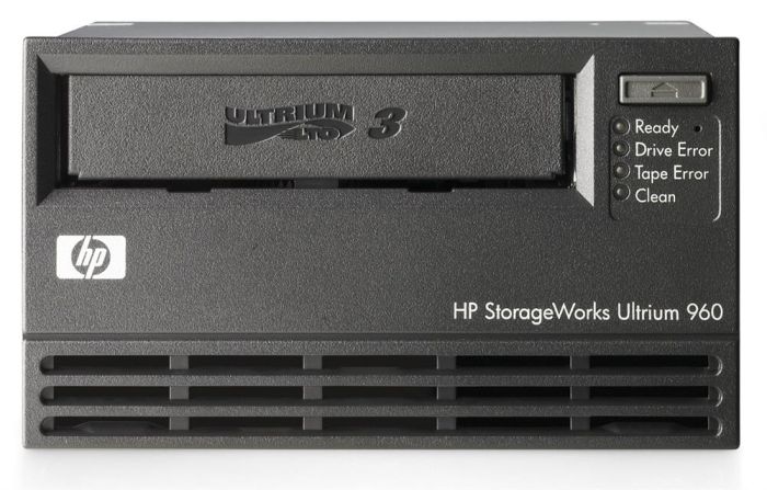 q1539-67202.jpg Q1539-67202 | HP StorageWorks 400/800GB Ultrium 960 LTO-3 Low Voltage Differential (LVD) Single Ended SCSI External Tape Drive - Image 1
