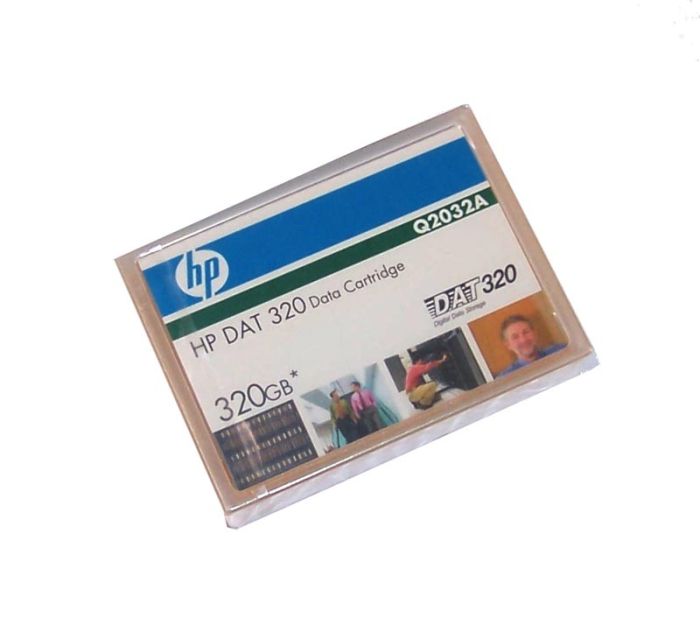 q2032-60000.jpg Q2032-60000 | HP 160GB (Native) / 320GB (Compressed) DAT-320 Data Cartridge - Image 1
