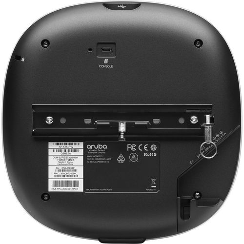 q9h73a.jpg Q9H73A | HPE Aruba AP-515 (US) TAA dual Radio 4x4:4 + 2x2:2 802.11ax Internal Antennas Unified Campus Wireless Access Point - Image 1