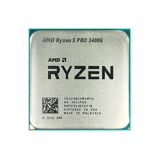 yd340bc5m4mfh.jpg YD340BC5M4MFH | AMD Ryzen 5 Pro 3400G 3.7GHz Quad-Core 4MB L Processor - Image 1